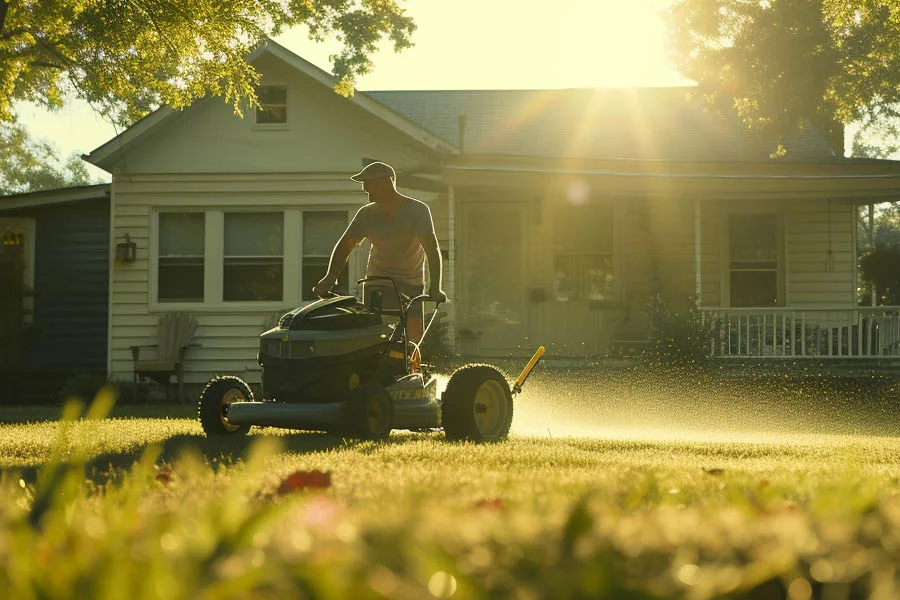 push mowers